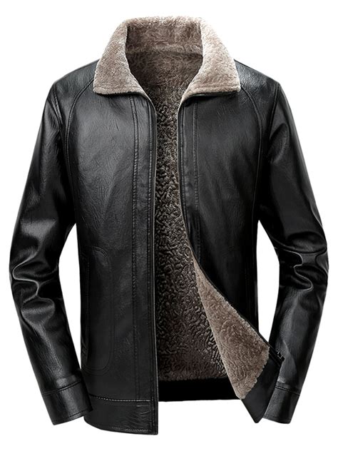 leather jacket mens walmart|More.